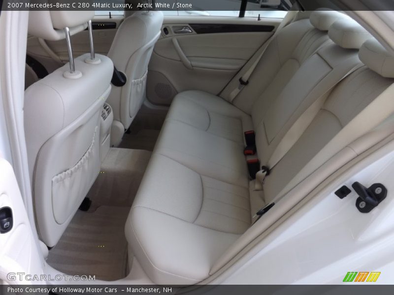 Arctic White / Stone 2007 Mercedes-Benz C 280 4Matic Luxury