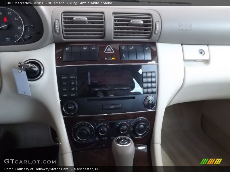 Arctic White / Stone 2007 Mercedes-Benz C 280 4Matic Luxury