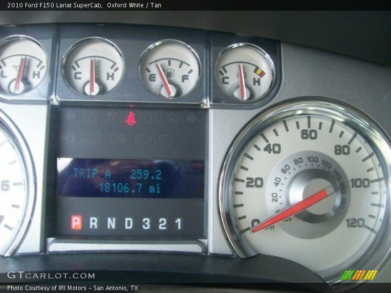 Oxford White / Tan 2010 Ford F150 Lariat SuperCab