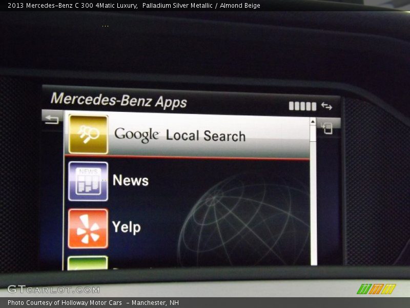 Palladium Silver Metallic / Almond Beige 2013 Mercedes-Benz C 300 4Matic Luxury