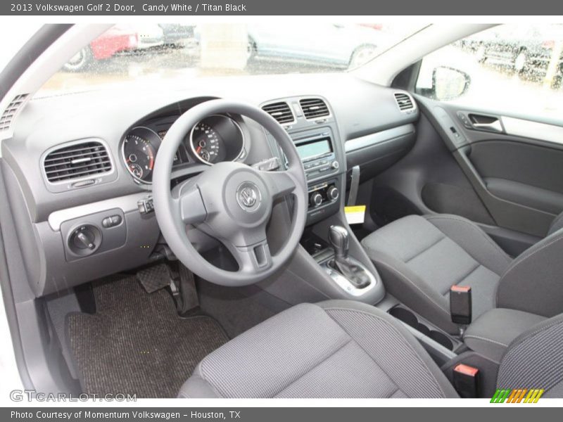 Titan Black Interior - 2013 Golf 2 Door 