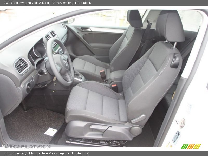  2013 Golf 2 Door Titan Black Interior