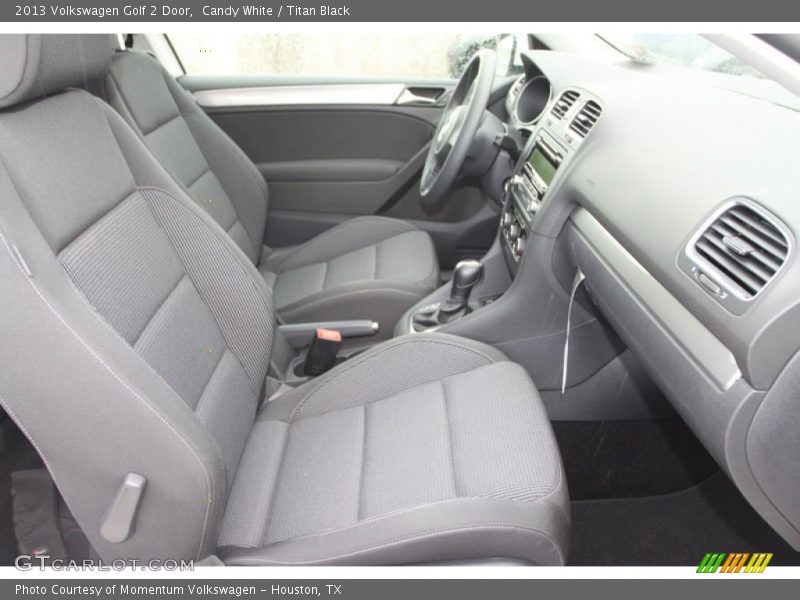  2013 Golf 2 Door Titan Black Interior