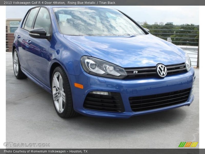 Rising Blue Metallic / Titan Black 2013 Volkswagen Golf R 4 Door 4Motion