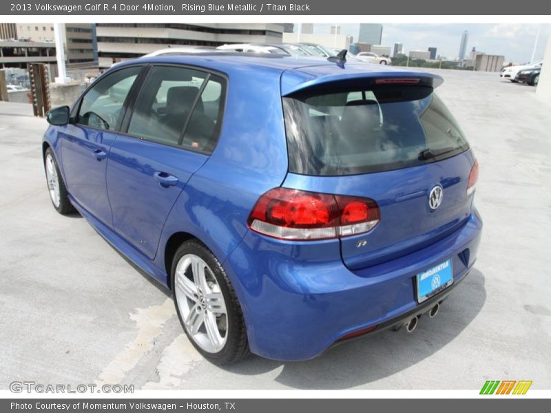 Rising Blue Metallic / Titan Black 2013 Volkswagen Golf R 4 Door 4Motion