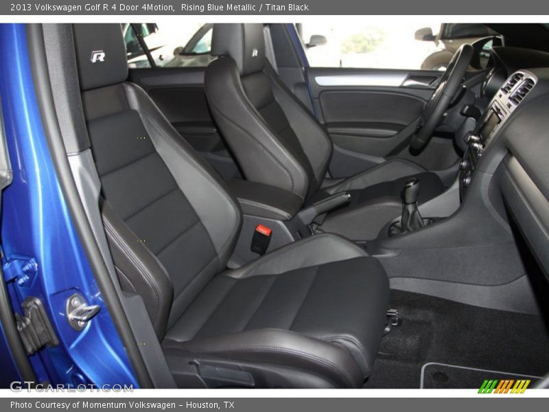 Rising Blue Metallic / Titan Black 2013 Volkswagen Golf R 4 Door 4Motion
