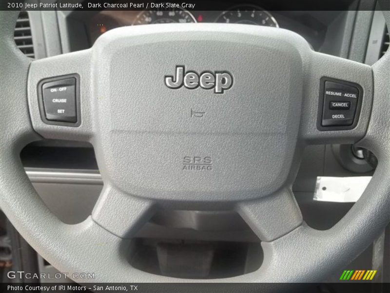 Dark Charcoal Pearl / Dark Slate Gray 2010 Jeep Patriot Latitude