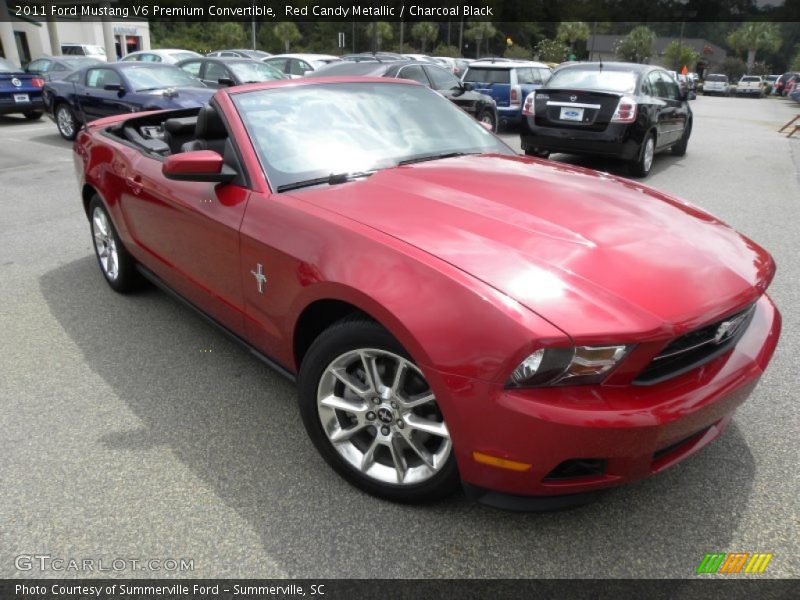 Front 3/4 View of 2011 Mustang V6 Premium Convertible