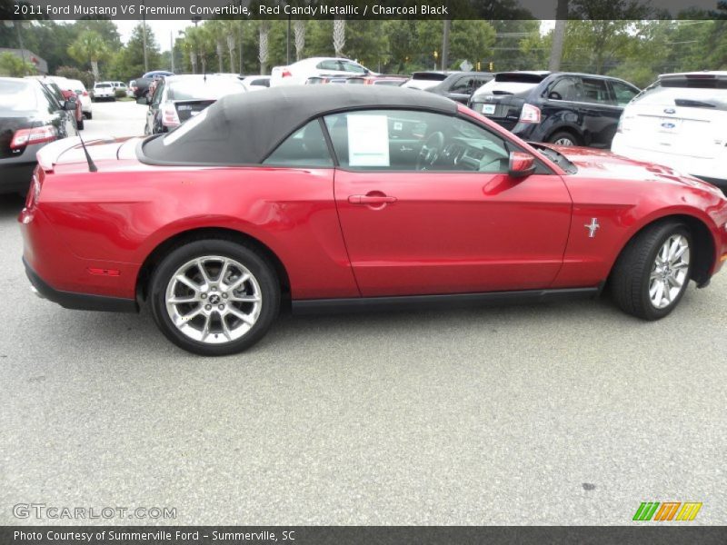  2011 Mustang V6 Premium Convertible Red Candy Metallic