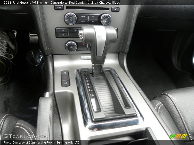  2011 Mustang V6 Premium Convertible 6 Speed Automatic Shifter