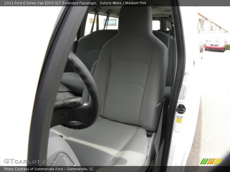 Oxford White / Medium Flint 2011 Ford E Series Van E350 XLT Extended Passenger