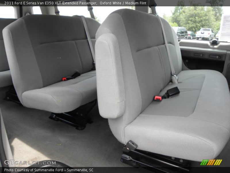 Oxford White / Medium Flint 2011 Ford E Series Van E350 XLT Extended Passenger