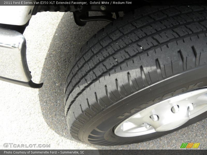 Oxford White / Medium Flint 2011 Ford E Series Van E350 XLT Extended Passenger