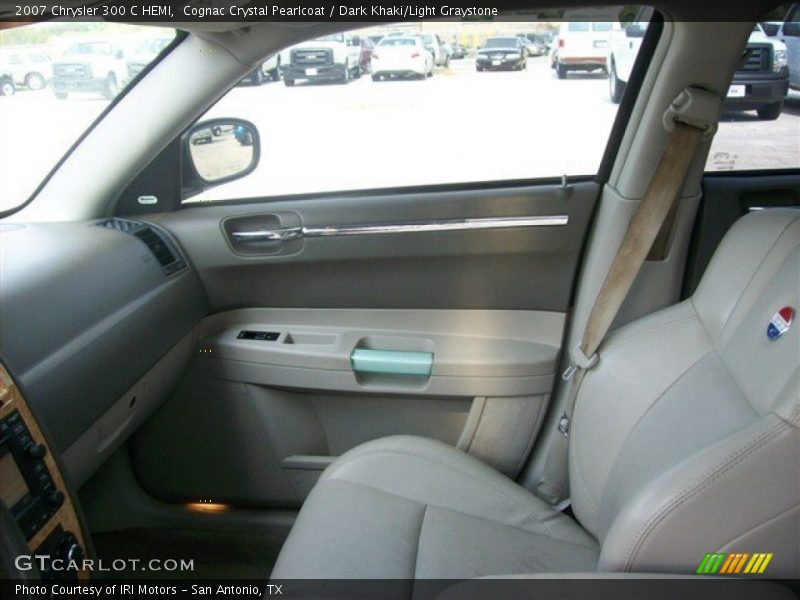 Cognac Crystal Pearlcoat / Dark Khaki/Light Graystone 2007 Chrysler 300 C HEMI
