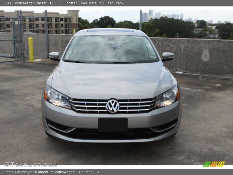 Tungsten Silver Metallic / Titan Black 2013 Volkswagen Passat TDI SE