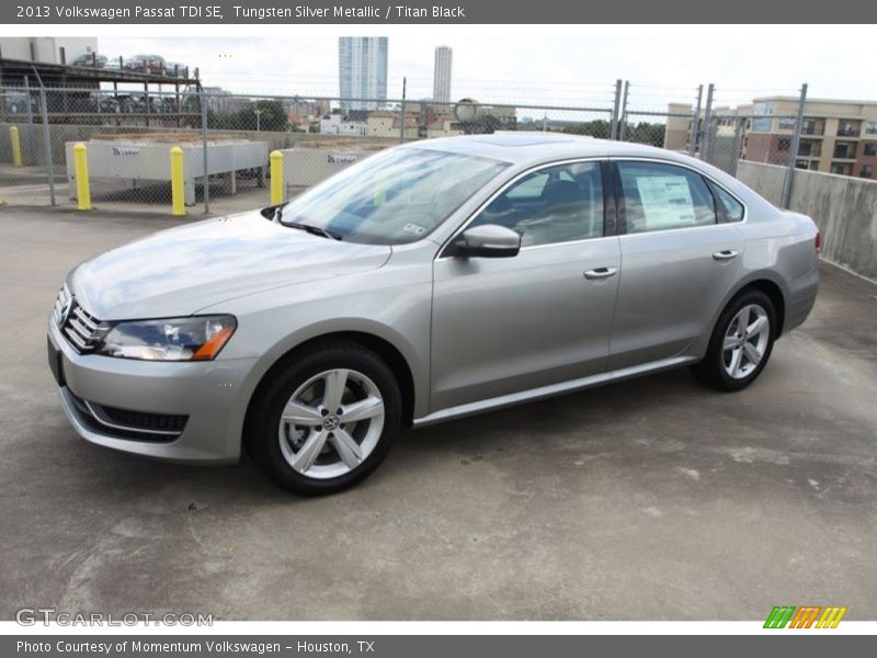 Tungsten Silver Metallic / Titan Black 2013 Volkswagen Passat TDI SE