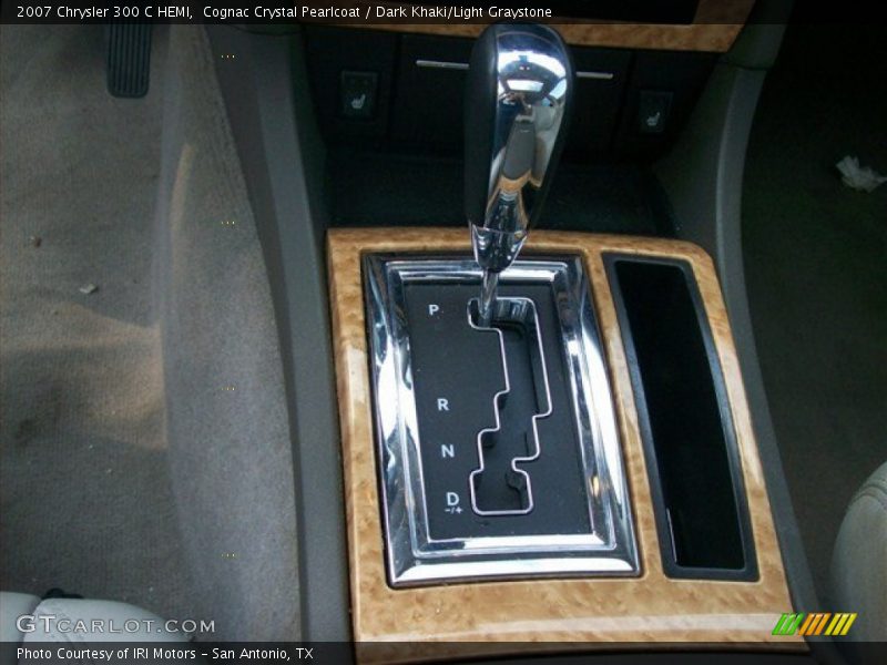 Cognac Crystal Pearlcoat / Dark Khaki/Light Graystone 2007 Chrysler 300 C HEMI