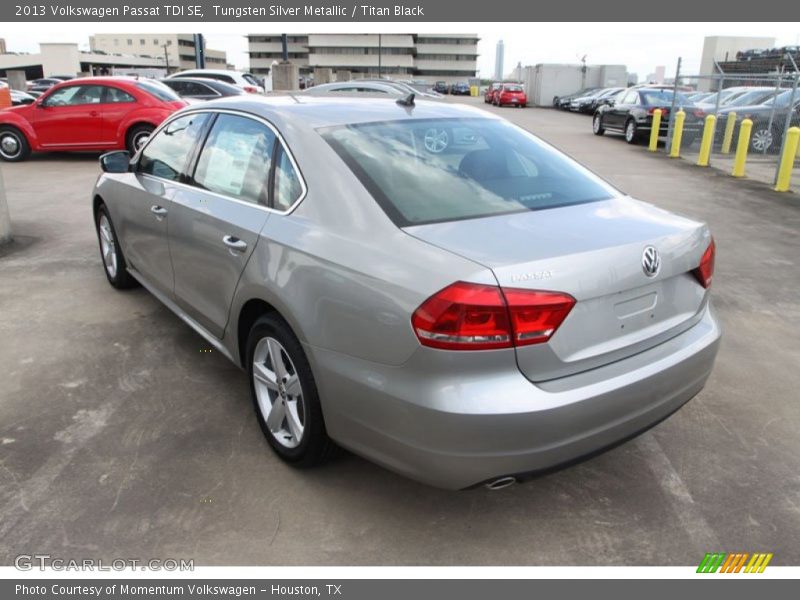 Tungsten Silver Metallic / Titan Black 2013 Volkswagen Passat TDI SE