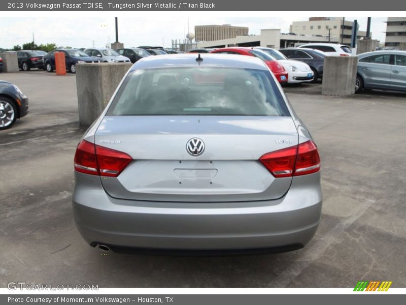 Tungsten Silver Metallic / Titan Black 2013 Volkswagen Passat TDI SE