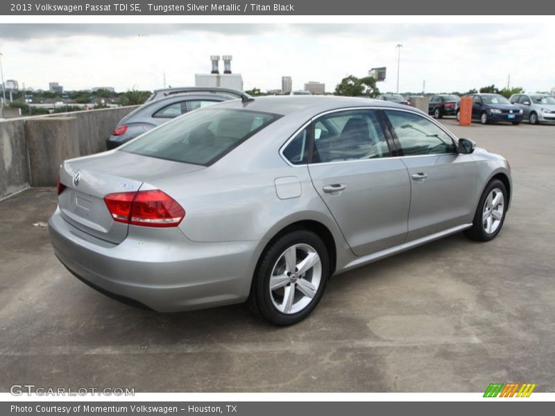 Tungsten Silver Metallic / Titan Black 2013 Volkswagen Passat TDI SE