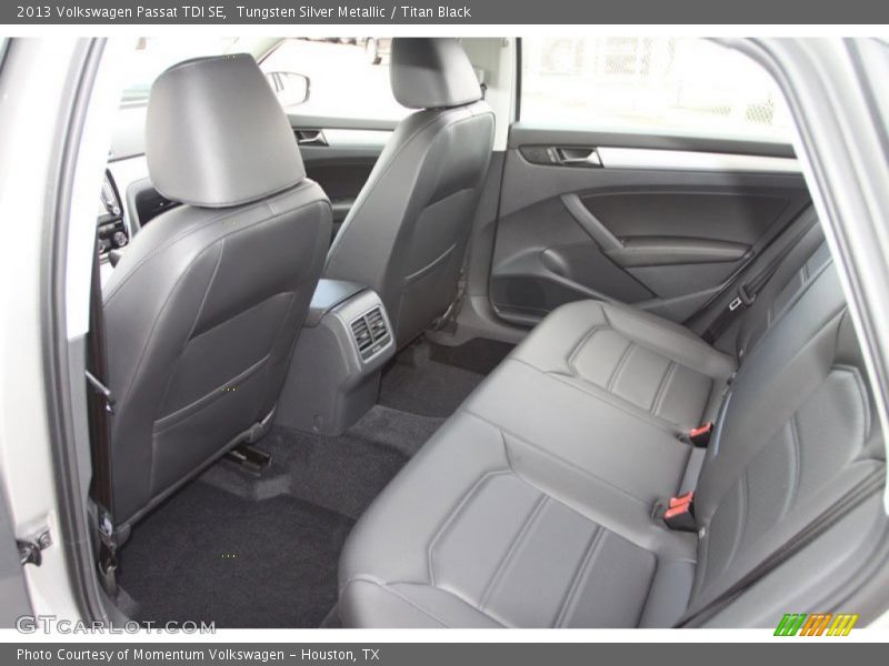 Tungsten Silver Metallic / Titan Black 2013 Volkswagen Passat TDI SE