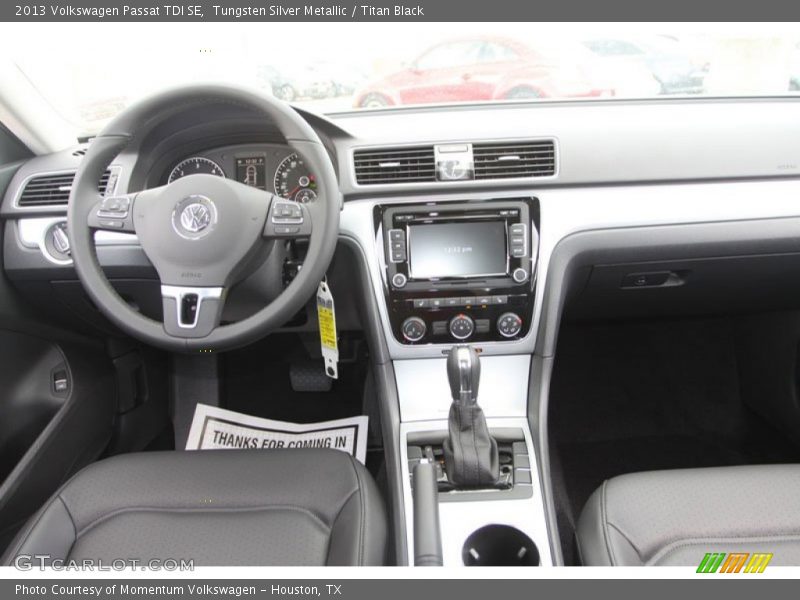 Tungsten Silver Metallic / Titan Black 2013 Volkswagen Passat TDI SE