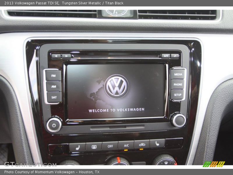 Tungsten Silver Metallic / Titan Black 2013 Volkswagen Passat TDI SE
