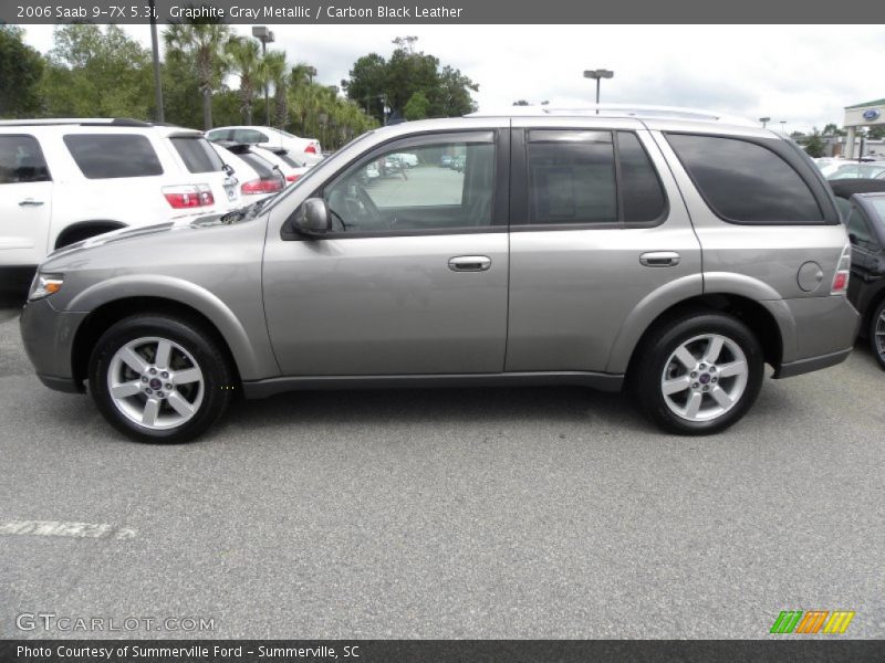 Graphite Gray Metallic / Carbon Black Leather 2006 Saab 9-7X 5.3i