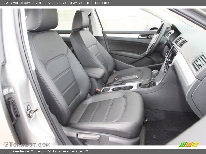 Tungsten Silver Metallic / Titan Black 2013 Volkswagen Passat TDI SE