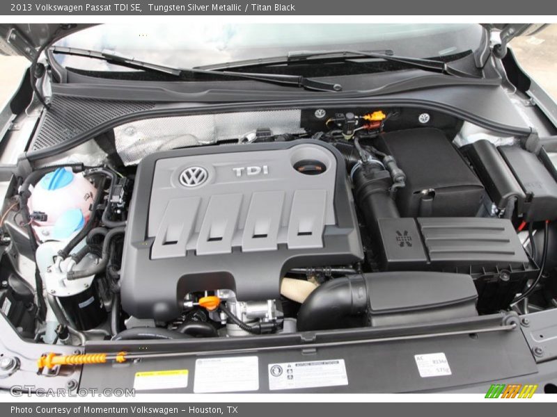 Tungsten Silver Metallic / Titan Black 2013 Volkswagen Passat TDI SE