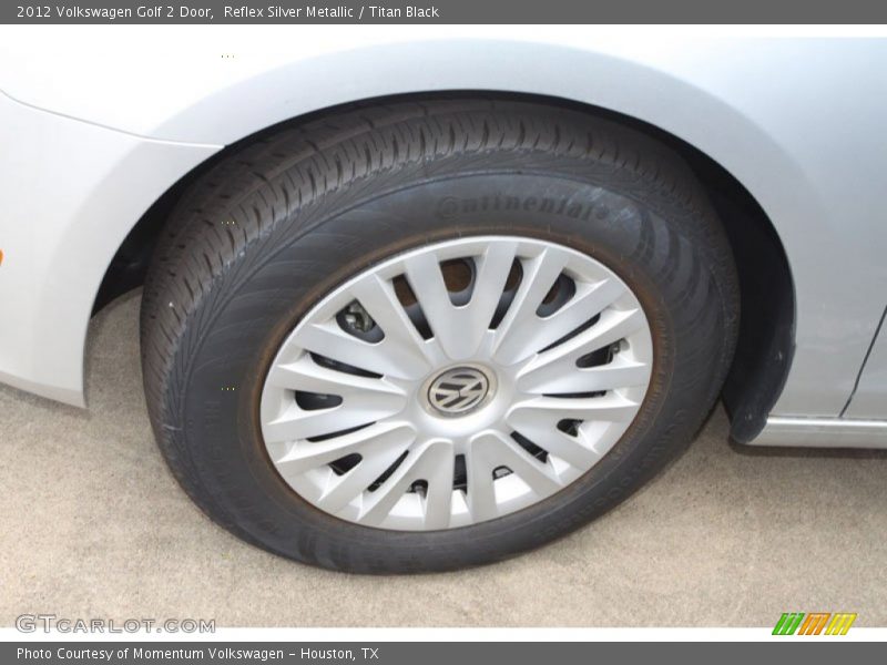 Reflex Silver Metallic / Titan Black 2012 Volkswagen Golf 2 Door