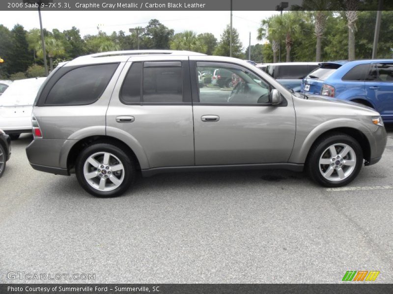 Graphite Gray Metallic / Carbon Black Leather 2006 Saab 9-7X 5.3i