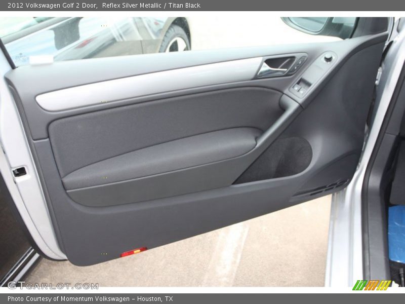 Reflex Silver Metallic / Titan Black 2012 Volkswagen Golf 2 Door