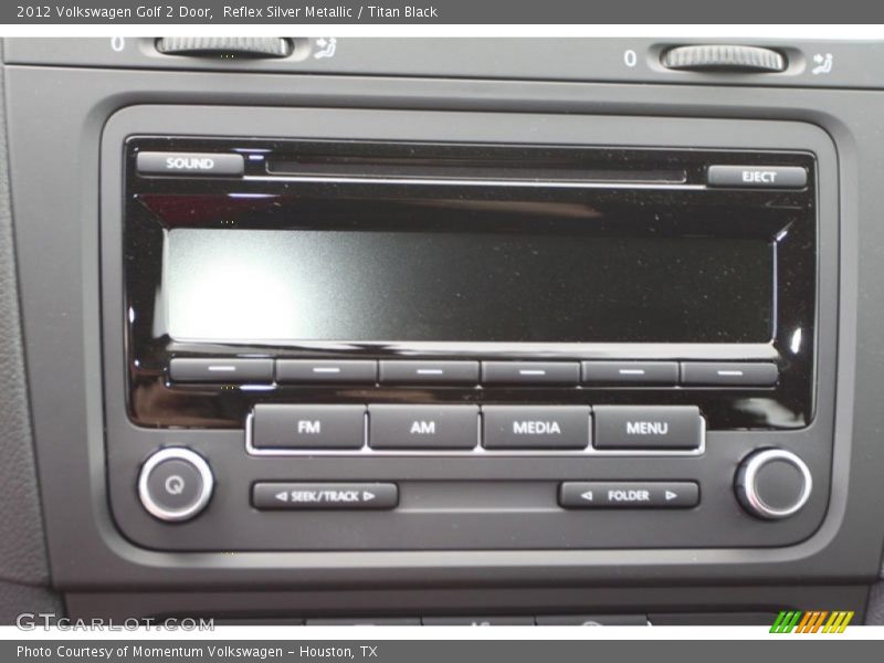 Reflex Silver Metallic / Titan Black 2012 Volkswagen Golf 2 Door