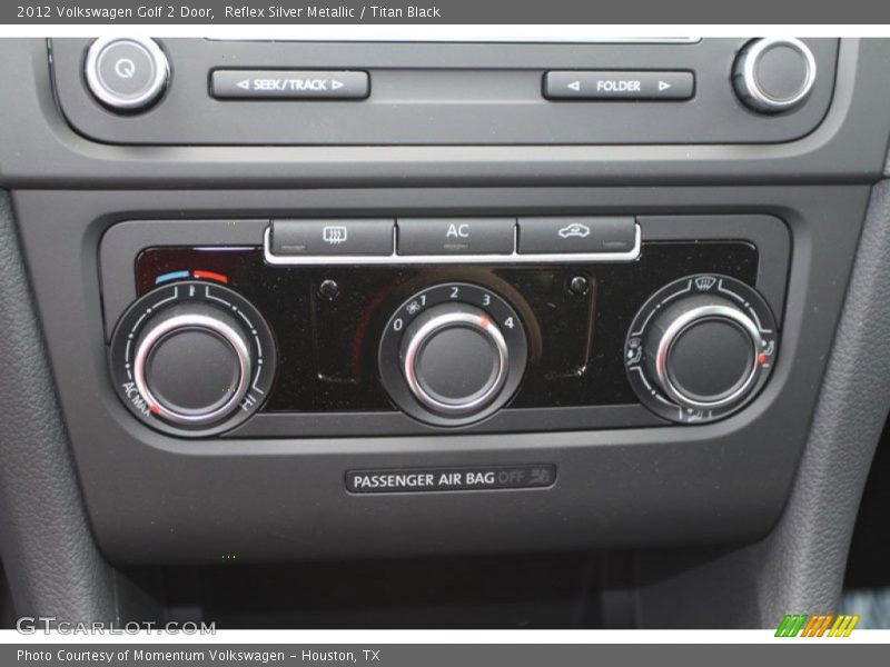 Reflex Silver Metallic / Titan Black 2012 Volkswagen Golf 2 Door