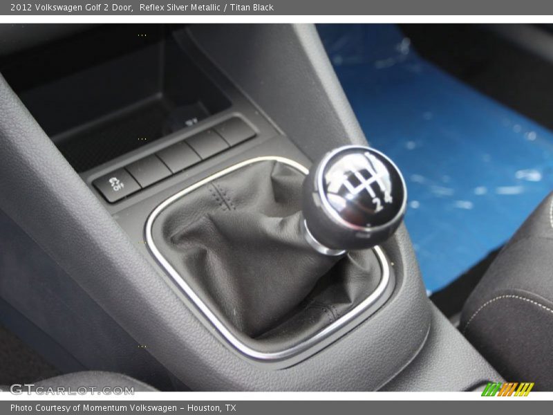Reflex Silver Metallic / Titan Black 2012 Volkswagen Golf 2 Door