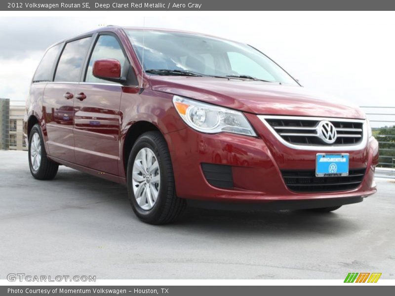 Deep Claret Red Metallic / Aero Gray 2012 Volkswagen Routan SE