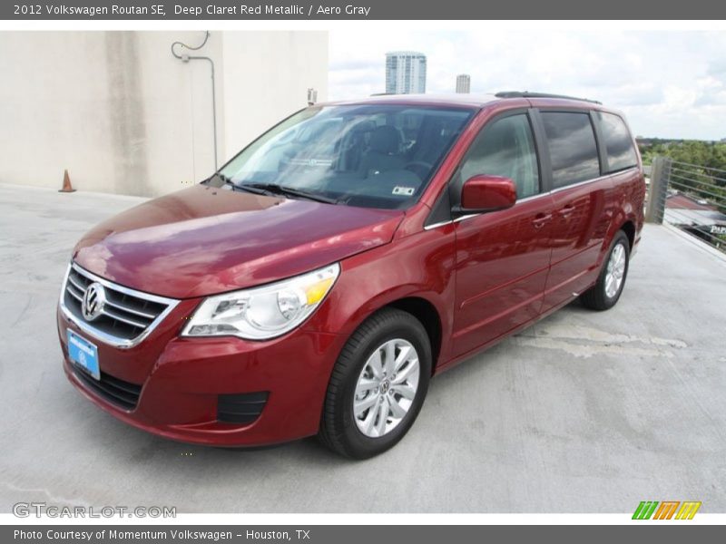 Deep Claret Red Metallic / Aero Gray 2012 Volkswagen Routan SE