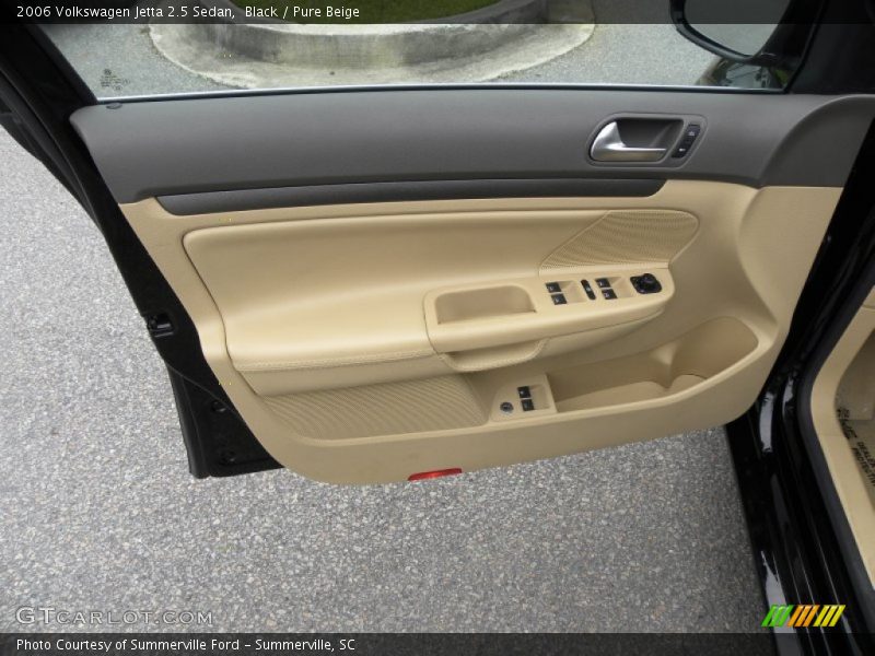 Black / Pure Beige 2006 Volkswagen Jetta 2.5 Sedan