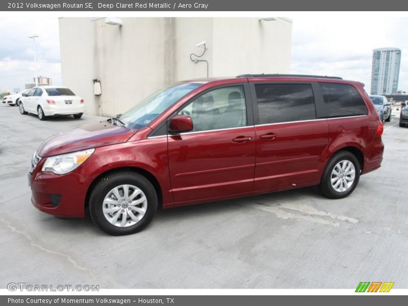 Deep Claret Red Metallic / Aero Gray 2012 Volkswagen Routan SE