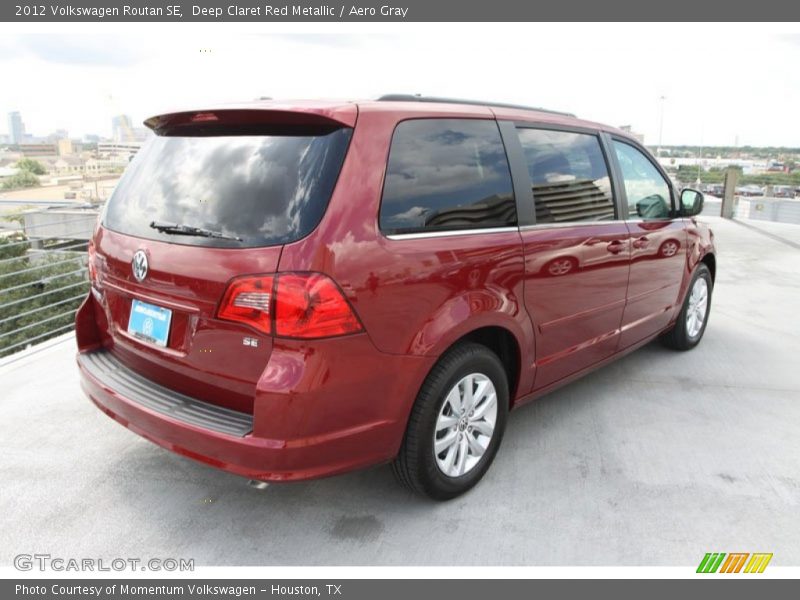 Deep Claret Red Metallic / Aero Gray 2012 Volkswagen Routan SE