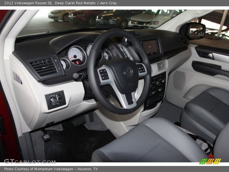 Deep Claret Red Metallic / Aero Gray 2012 Volkswagen Routan SE