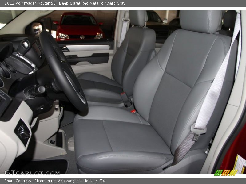Deep Claret Red Metallic / Aero Gray 2012 Volkswagen Routan SE