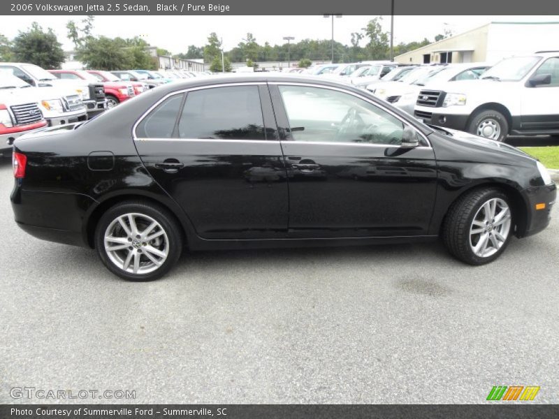 Black / Pure Beige 2006 Volkswagen Jetta 2.5 Sedan