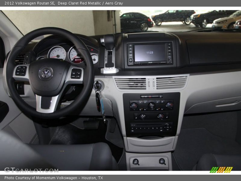 Deep Claret Red Metallic / Aero Gray 2012 Volkswagen Routan SE