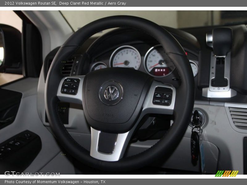 Deep Claret Red Metallic / Aero Gray 2012 Volkswagen Routan SE