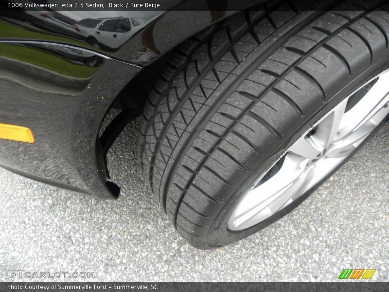 Black / Pure Beige 2006 Volkswagen Jetta 2.5 Sedan