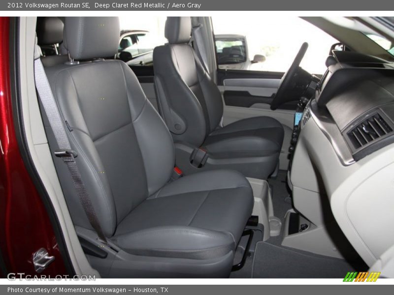 Deep Claret Red Metallic / Aero Gray 2012 Volkswagen Routan SE