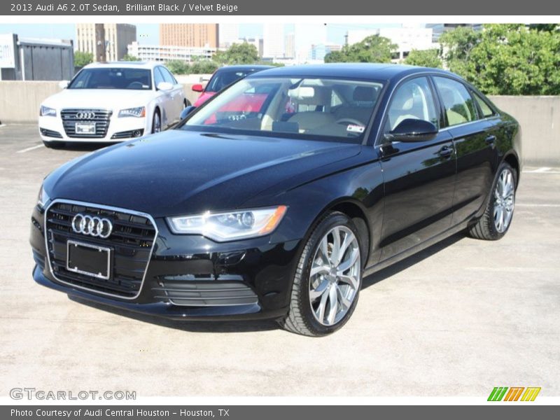 Brilliant Black / Velvet Beige 2013 Audi A6 2.0T Sedan