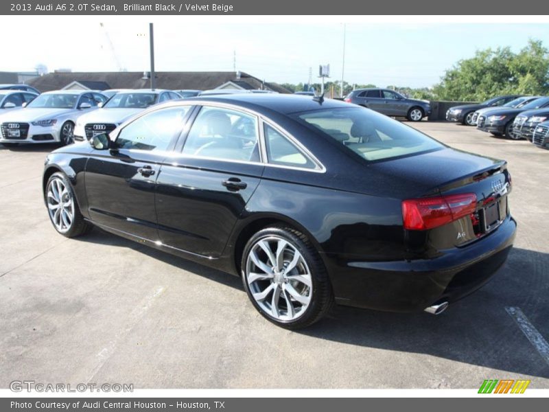 Brilliant Black / Velvet Beige 2013 Audi A6 2.0T Sedan